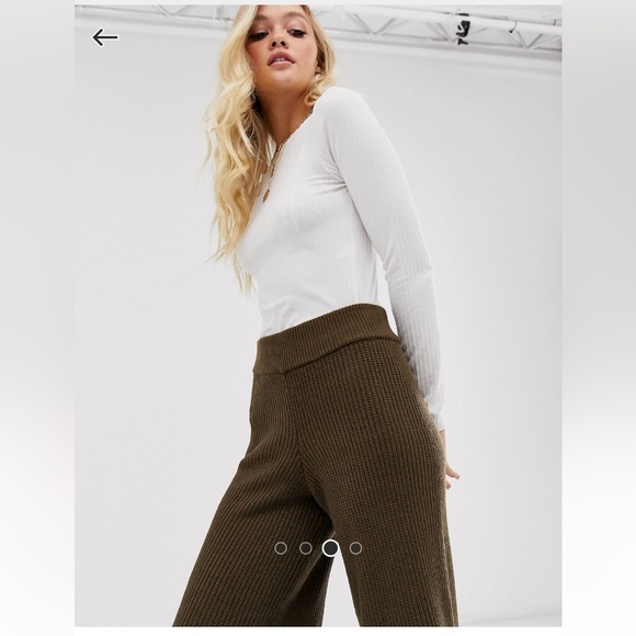 Micha Lounge split front tunic two-piece set wide leg culotte pants Coord Set - Picture 6 of 12